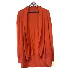 Suzy Shier Burnt Orange Cardigan Medium
